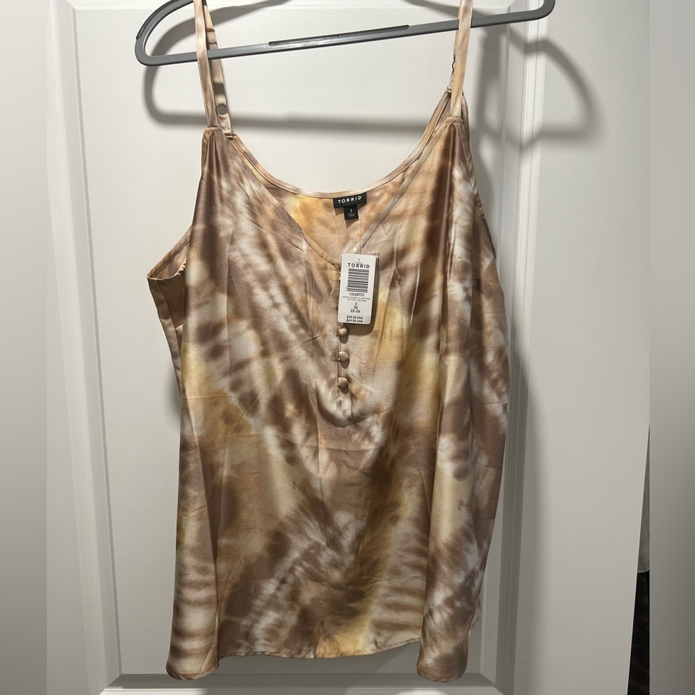 Torrid Tie dye silky tank